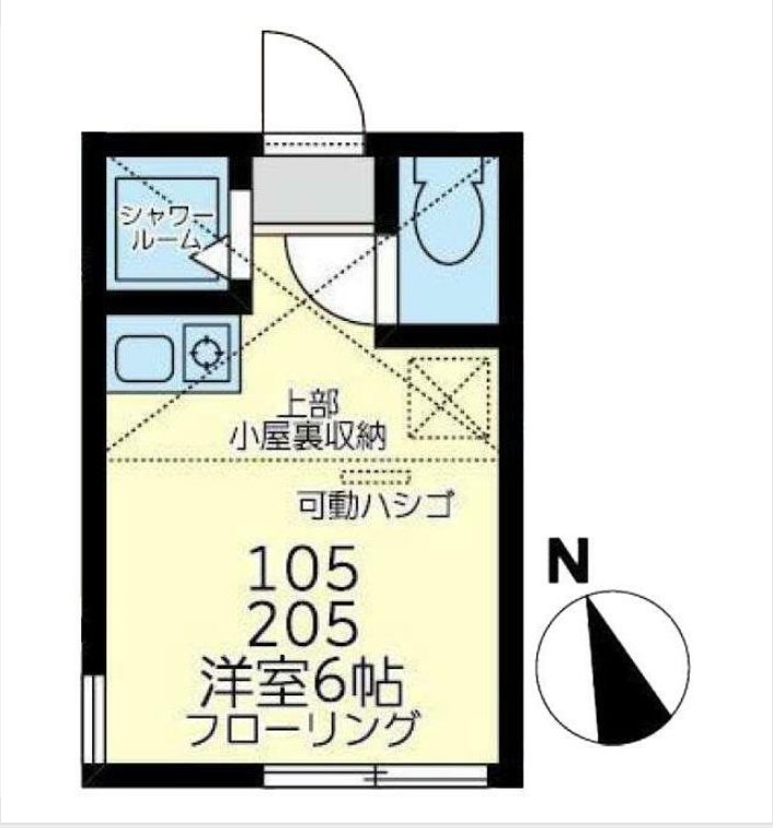 ユナイト安針ブランピア 105号室 間取り