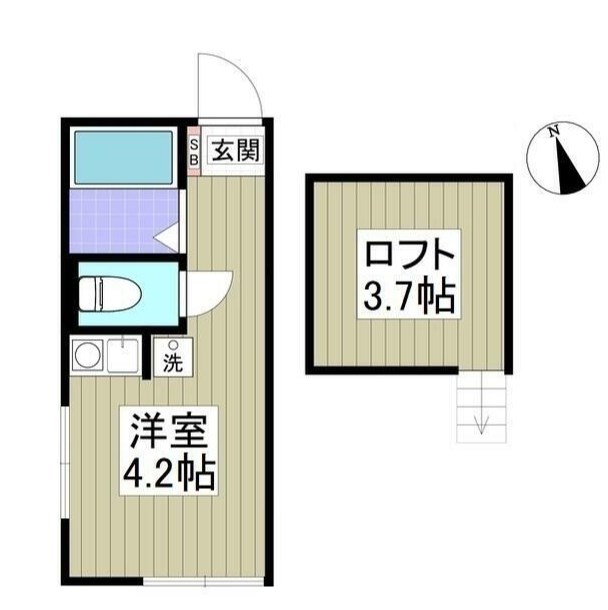 ユナイト六浦南パレルモの杜 201号室 間取り