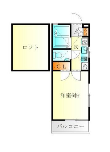 ラフィール汐入 間取り図