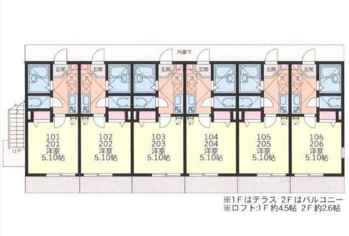 ルチェンテS 間取り図