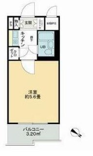 ライオンズマンション金沢八景第8 間取り図