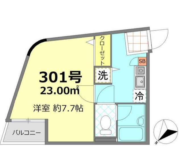 メゾンたくづの 間取り図