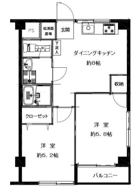 ダイヤハイツ上大岡 間取り