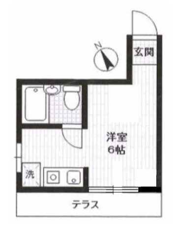 コスモコーポ上大岡 間取り図