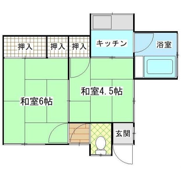 ひだまりハウスF 間取り図