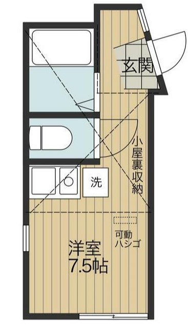 月ハウスたかとり 間取り図