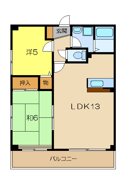 グレイスコート金沢文庫 間取り図