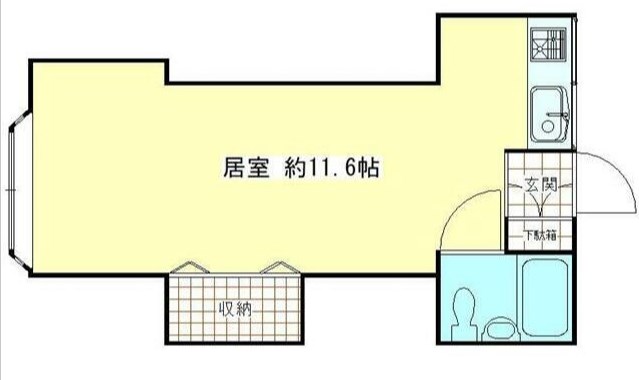 第2サンハイツ追浜 102号室 間取り