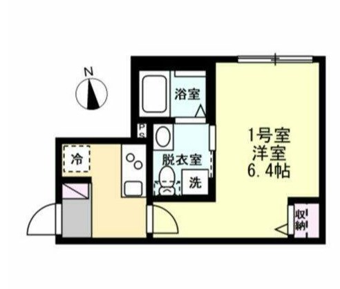 ベイルーム横浜上大岡 間取り図