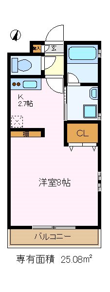 CASA谷津 間取り図