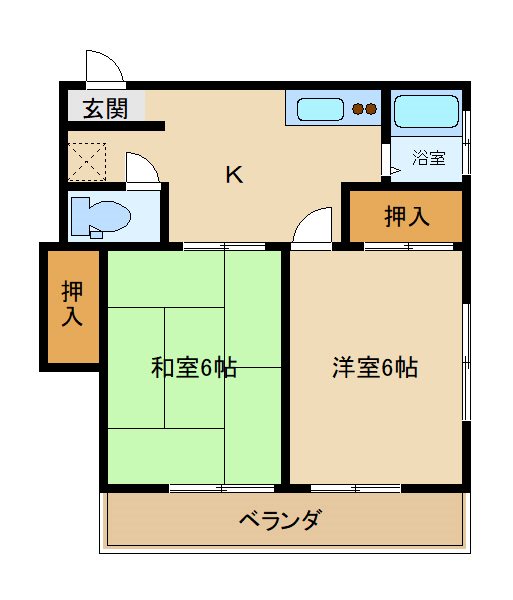 第三スカイハイツ 間取り図