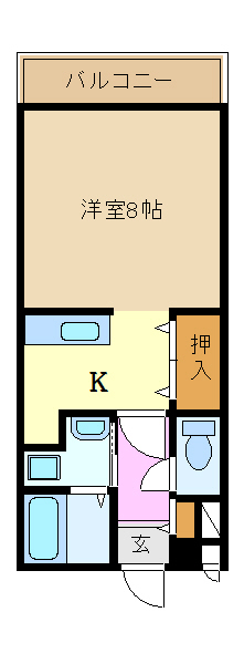 クローバーハイツⅡ 間取り図