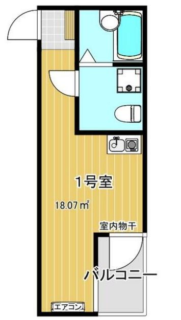 BACE六浦東 101号室 間取り