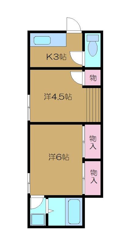 大武荘2号 間取り