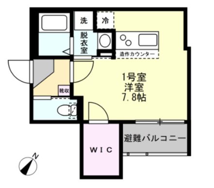 ベイルーム横浜金沢 間取り図