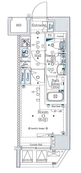 MAXIV横浜大通公園 間取り