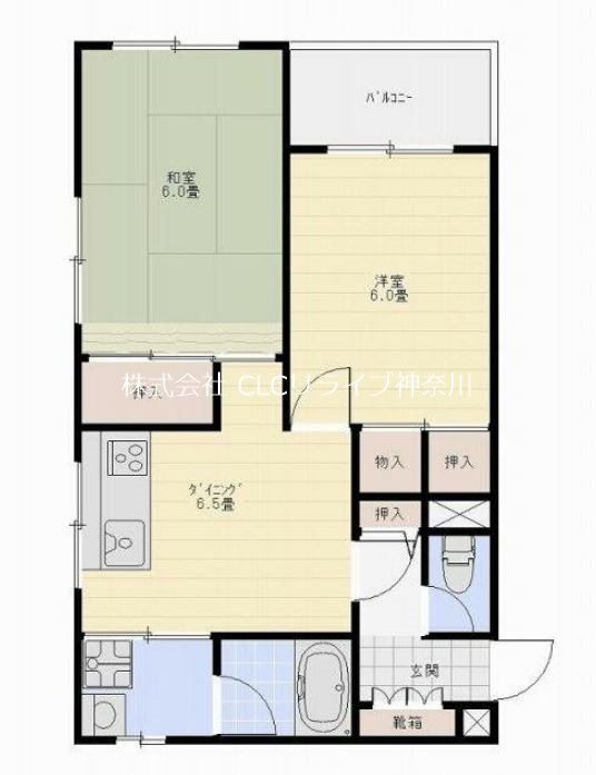 鈴文ビル 402号室 間取り