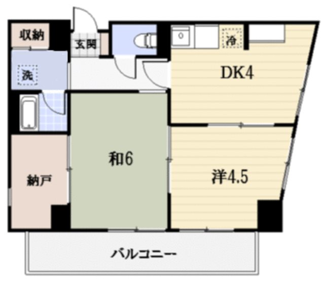 エヴァークレスト六浦 間取り図