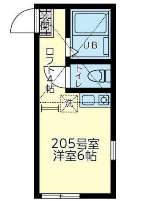 ユナイト追浜　ストラスブール 間取り図