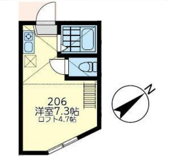 ユナイト六浦セグラーテ 間取り図