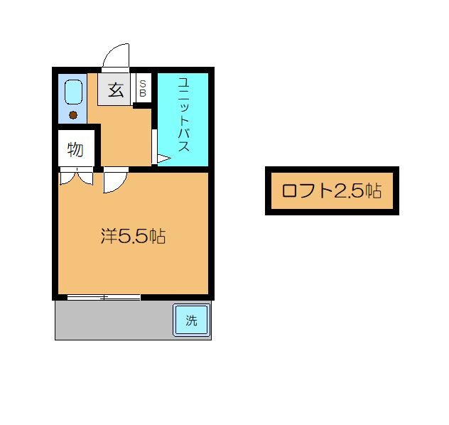 レオパレス金沢文庫第三　partⅡ 間取り