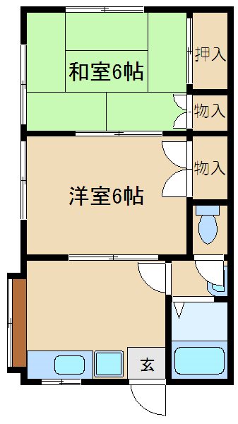 いずみハイツ 間取り図