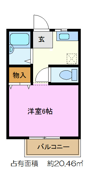 エーデルハイムD 間取り図