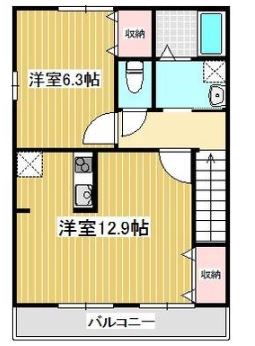 プランドール 101号室 間取り