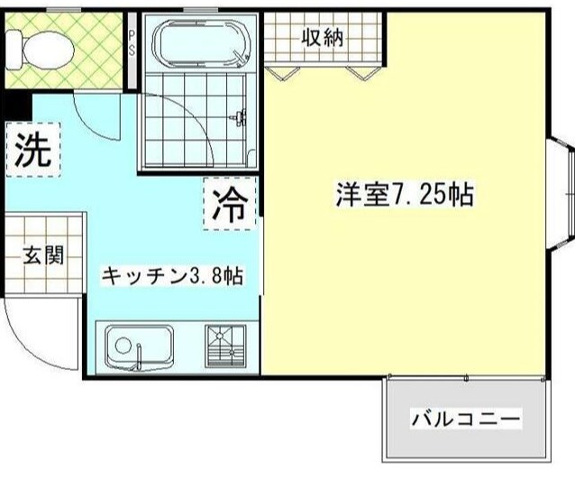 クレスト 203号室 間取り