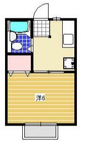 コーポ竹内B 間取り図