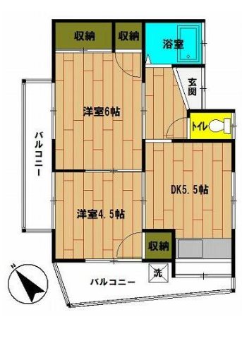 後藤ハイツ 間取り図