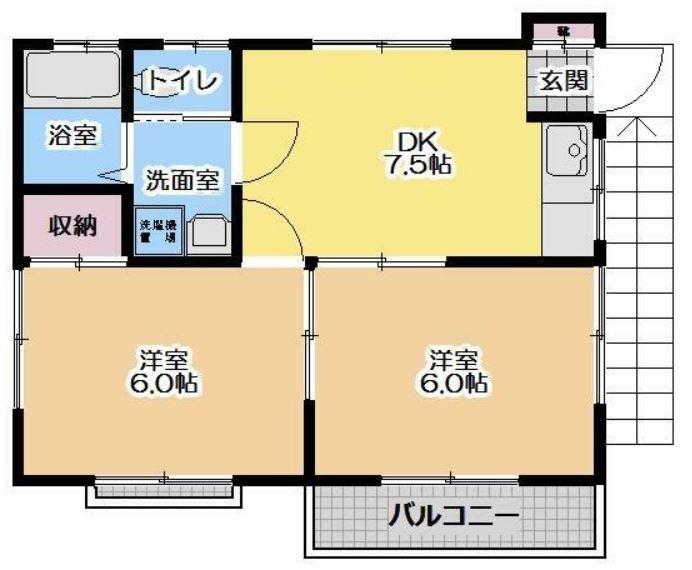 ハイツ堀川 間取り