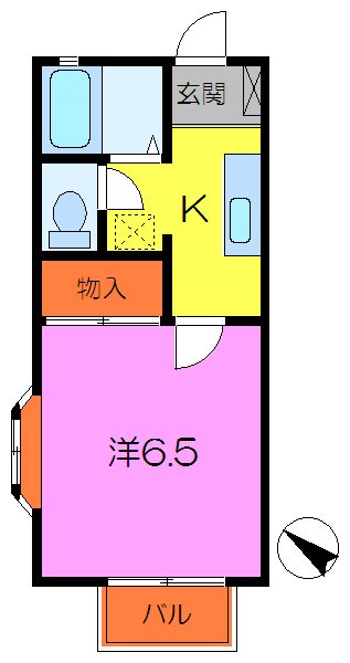 ハイツＴＳＳ 間取り図