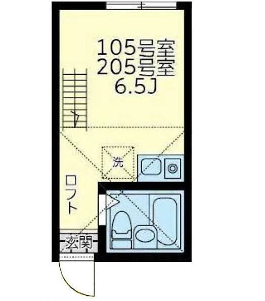 ユナイト大道ヘンリーパーセル 間取り図