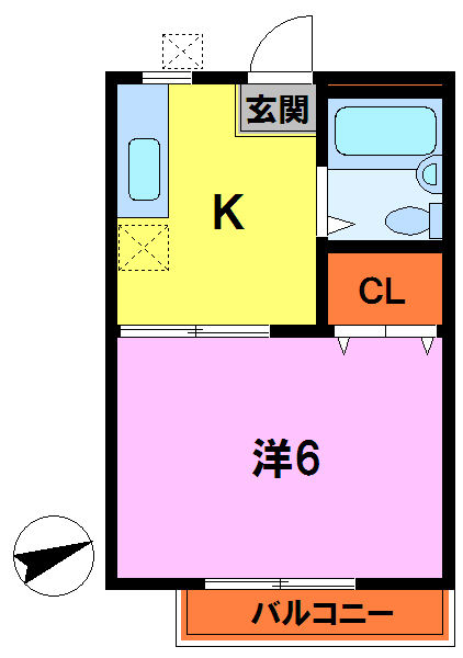 プチパレ大西 間取り図