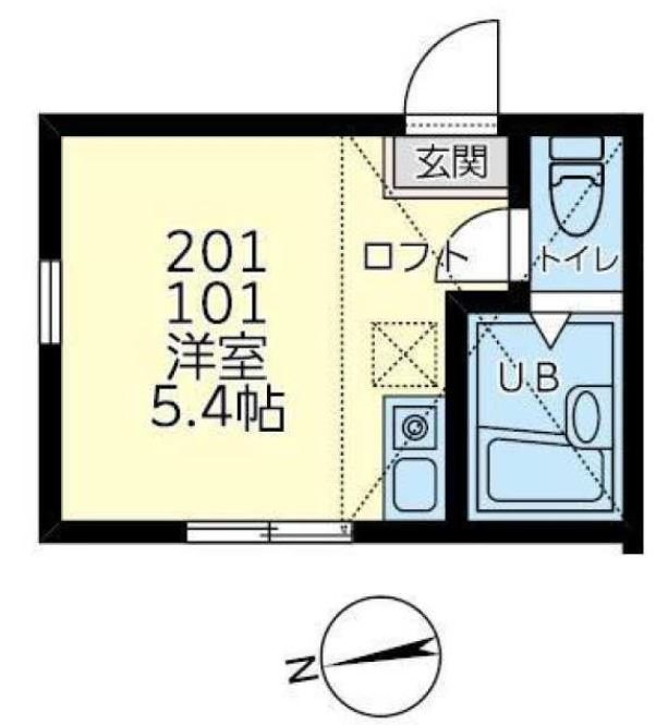 ユナイトビー 間取り図