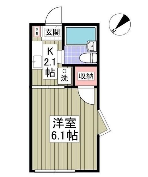 柿の木ヴィレッジⅡ 間取り図