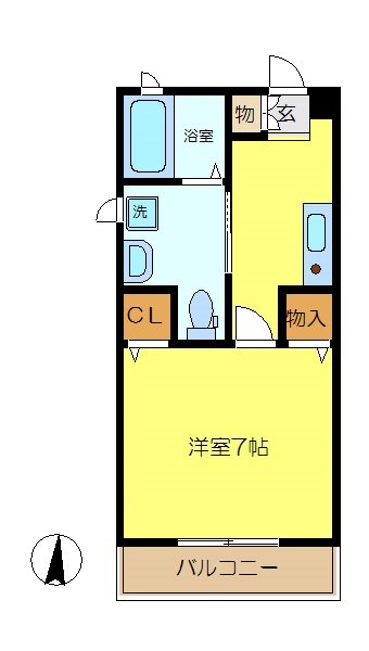 シェモア 間取り図