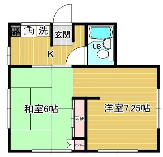 柳町アパートメント 間取り図