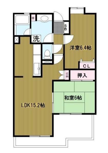 シーサイド六浦弐番館 間取り図