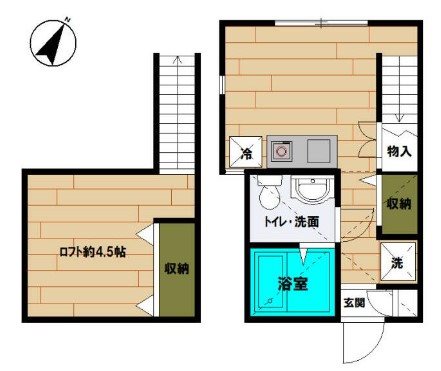 ピュアアクアⅠ 間取り図