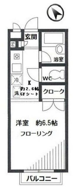 ベイハウスＫ 間取り図