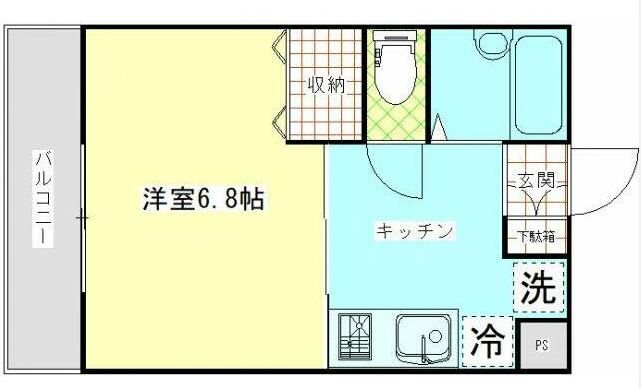 グリーンベルハイツ 間取り図