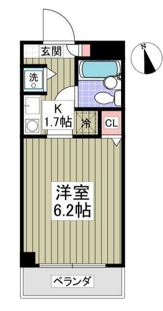 ハイツオータニ 間取り図