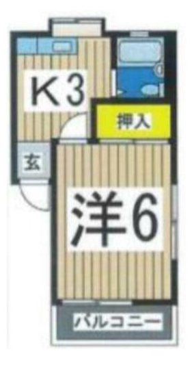 フローラF 間取り図