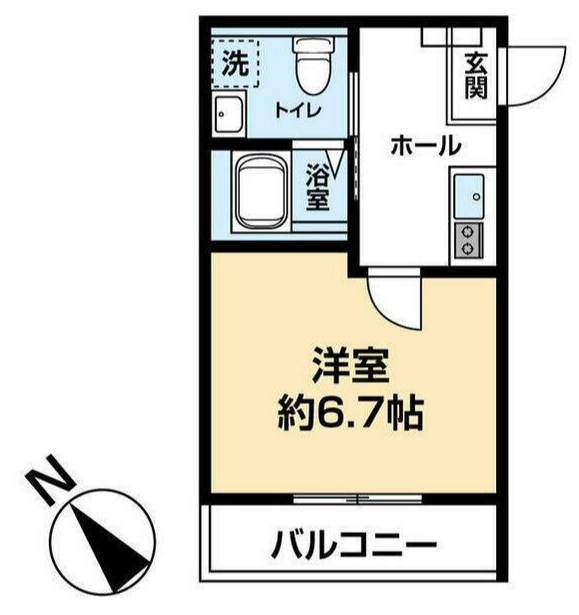 エステイトＢ能見台  間取り図