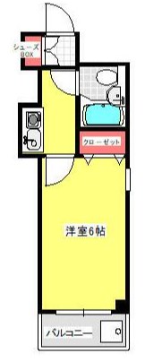 ニュー八景コーポ 間取り図