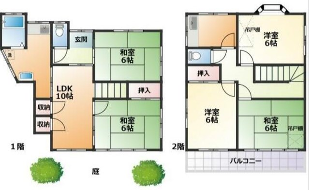 六浦東戸建て 間取り図
