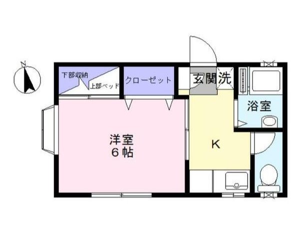 コスモハイツ 間取り図