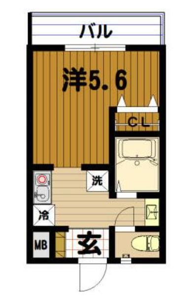 クレール六浦東 間取り図